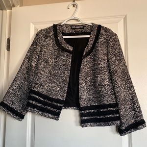 Karl Lagerfeld Paris detailed Tweed style blazer